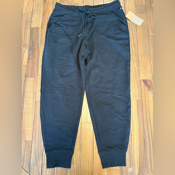 Women's Eddie Bauer Black Jogger Pants size small fleece lined nwt! - Picture 1 of 4